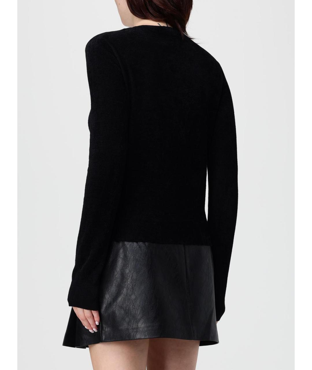 DIESEL Черный полиэстеровый джемпер / свитер, фото 2