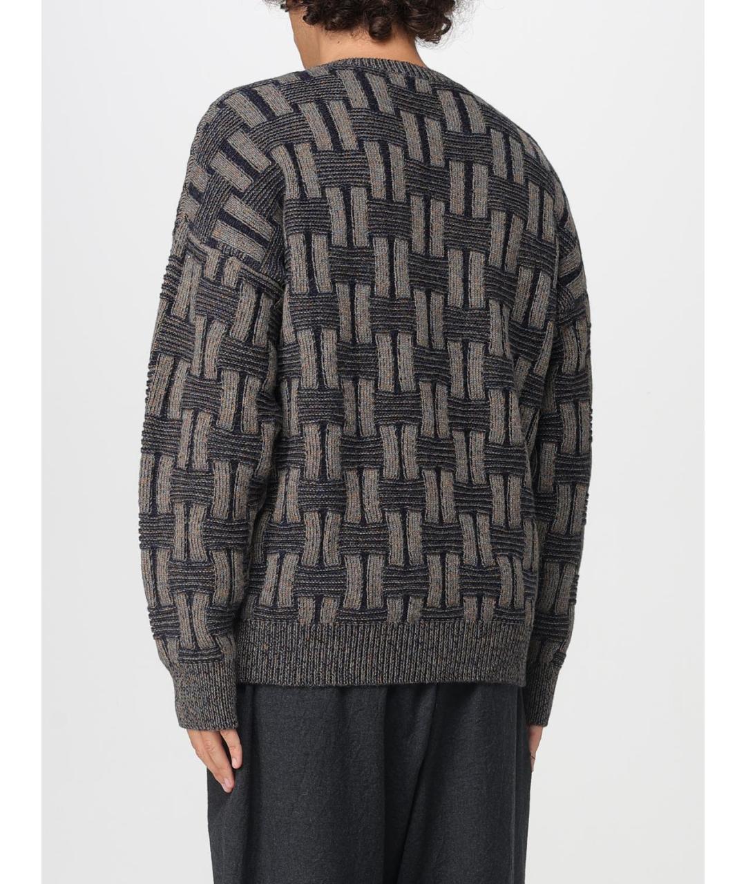 GIORGIO ARMANI Серый шерстяной джемпер / свитер, фото 3