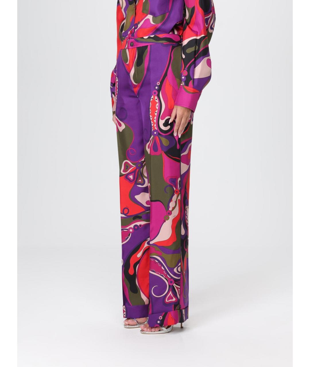 PUCCI Фуксия прямые брюки, фото 5