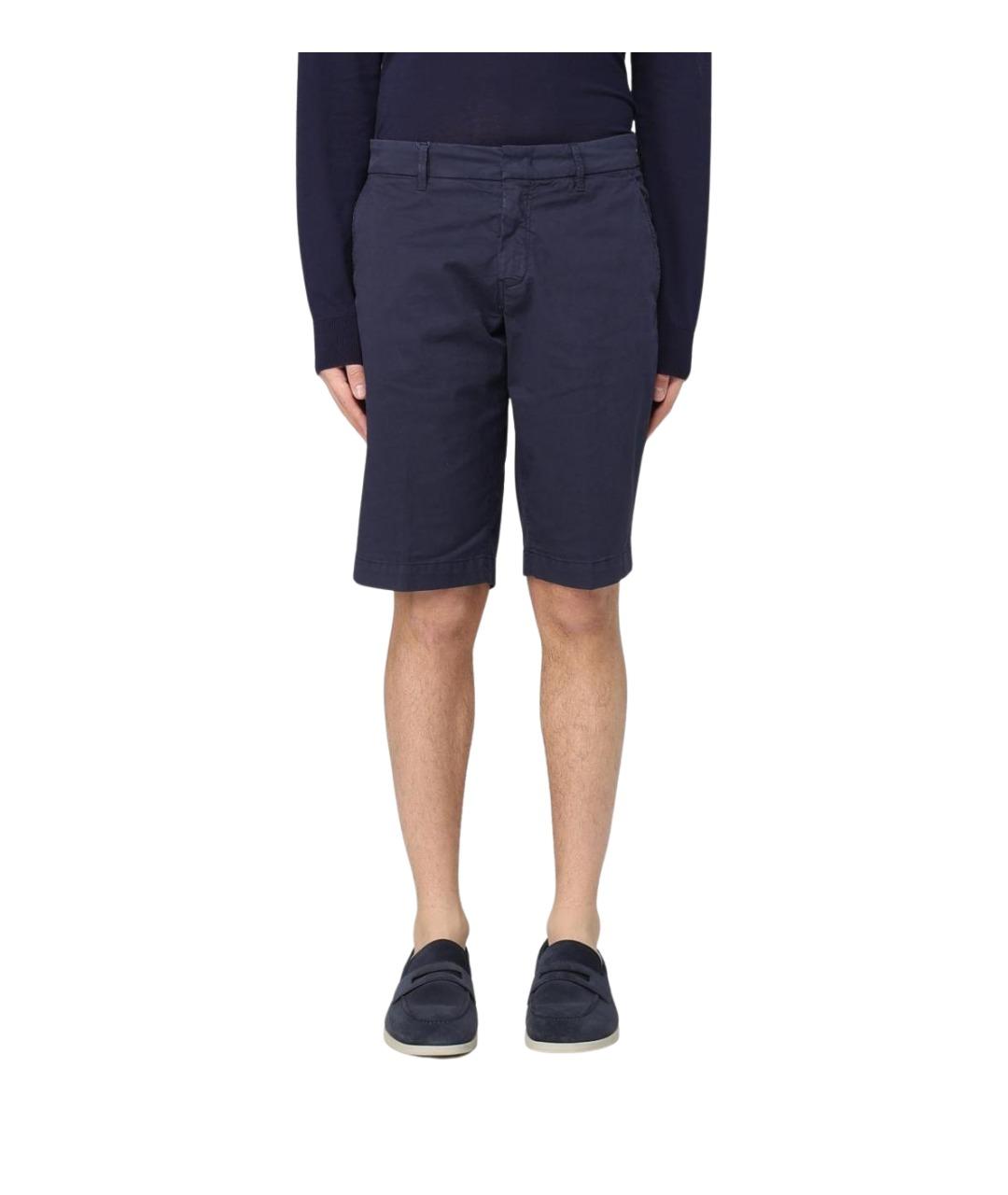 FAY Синие хлопковые шорты, фото 1