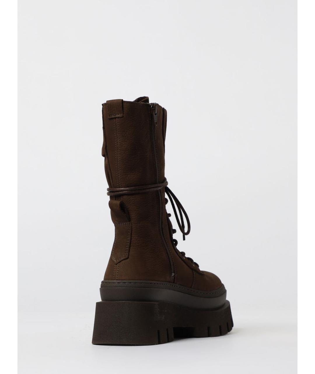 COPENHAGEN Коричневые замшевые ботинки, фото 3