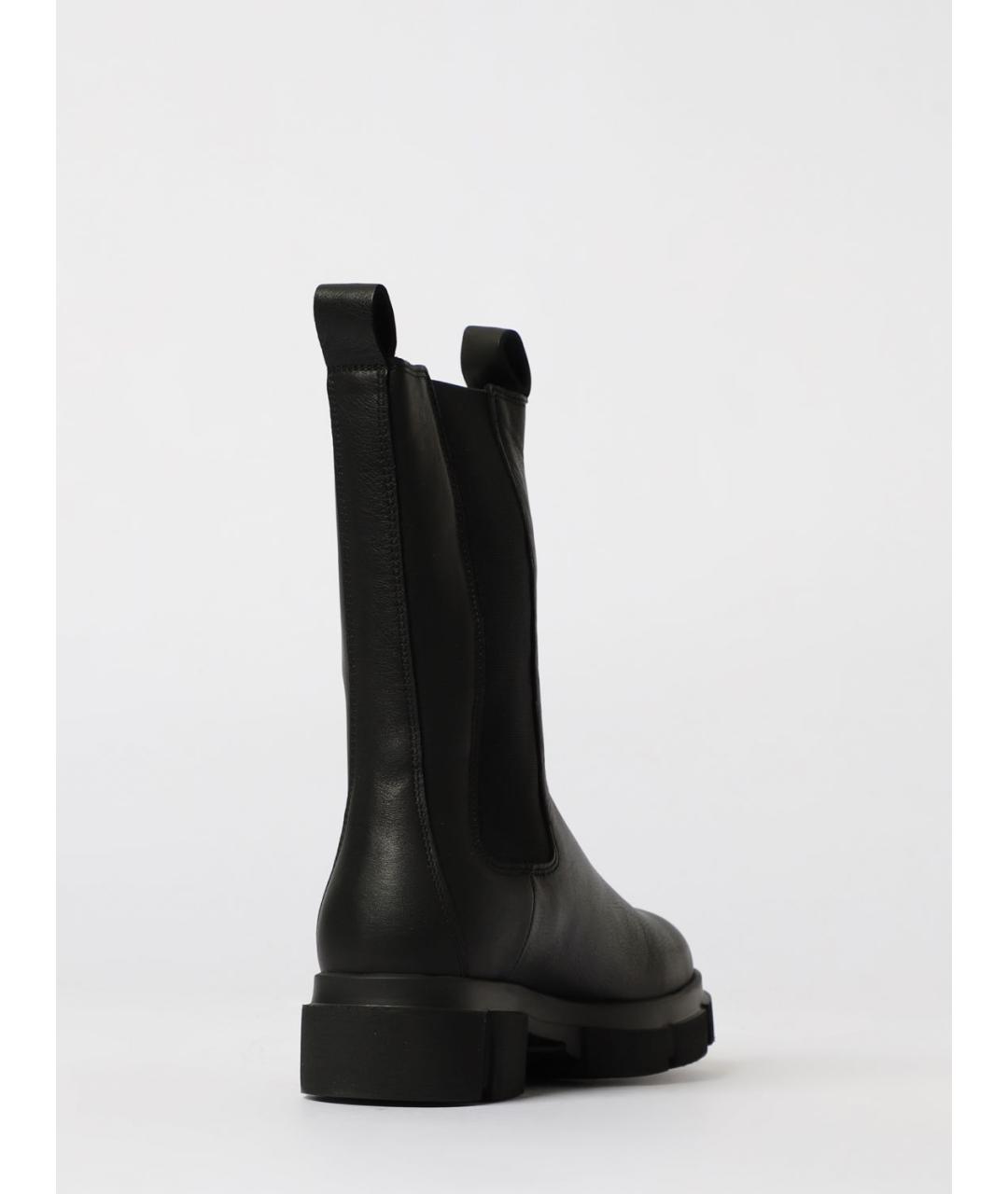 COPENHAGEN Черные кожаные полусапоги, фото 3