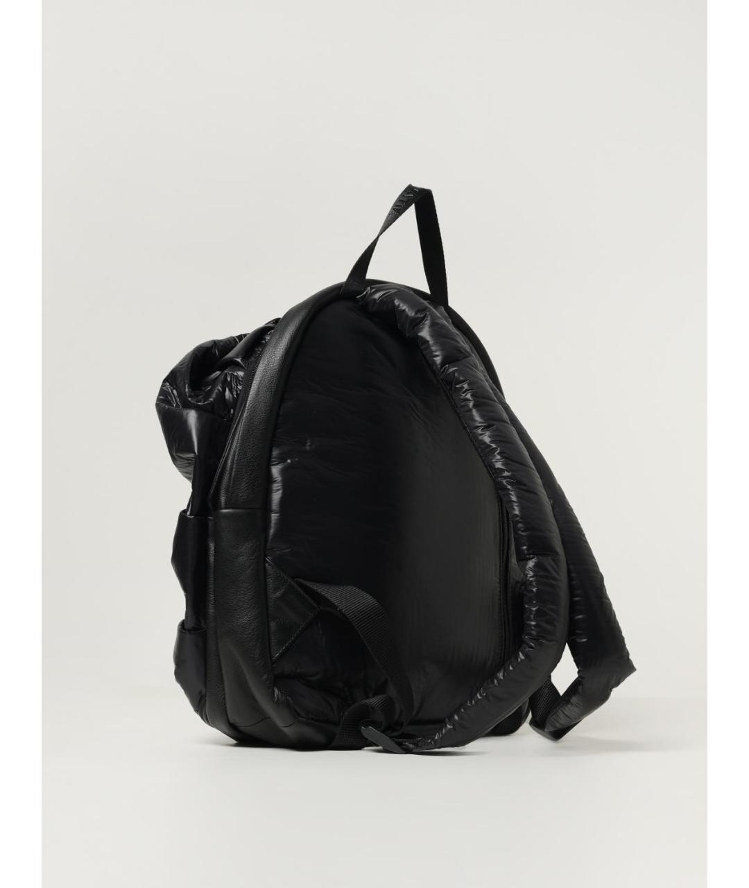 VIC MATIE Черный кожаный рюкзак, фото 2