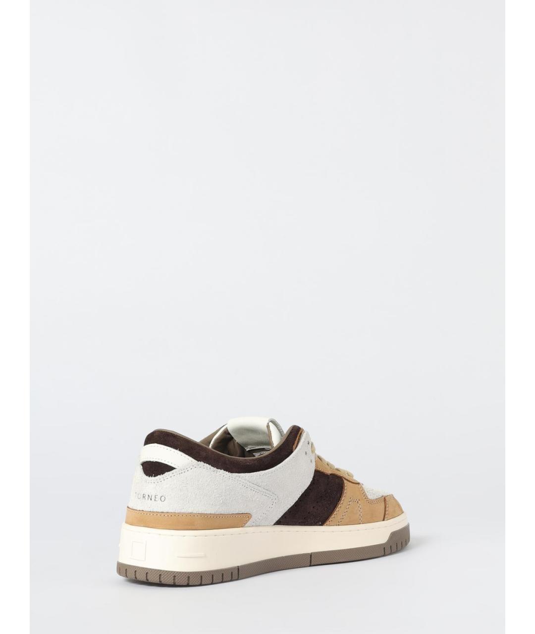 D.A.T.E. Бежевые низкие кроссовки / кеды, фото 3