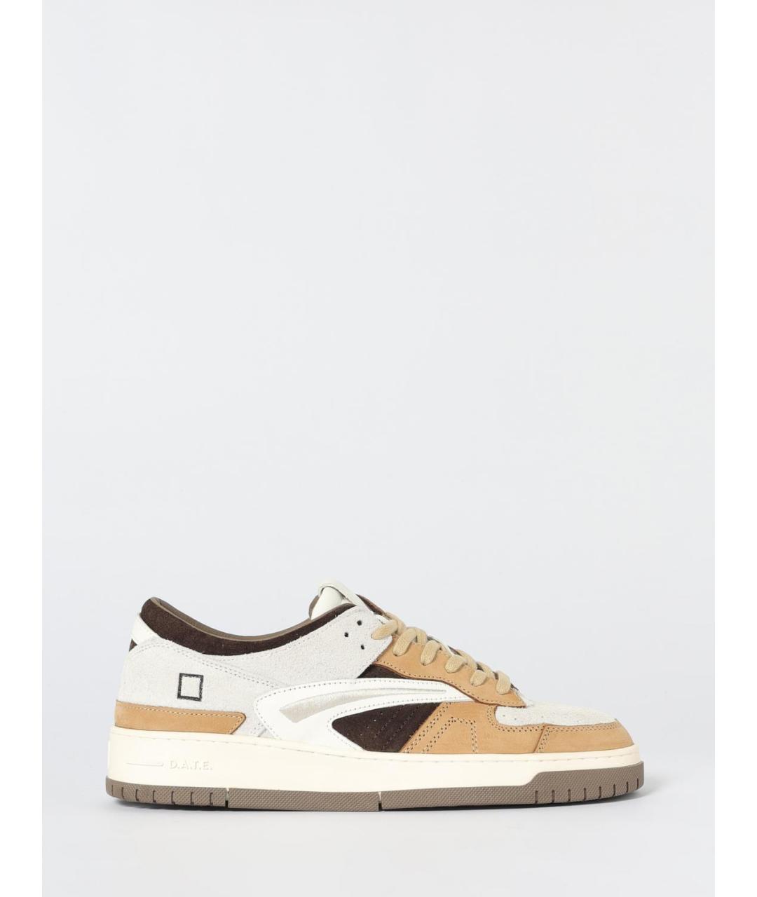 D.A.T.E. Бежевые низкие кроссовки / кеды, фото 4