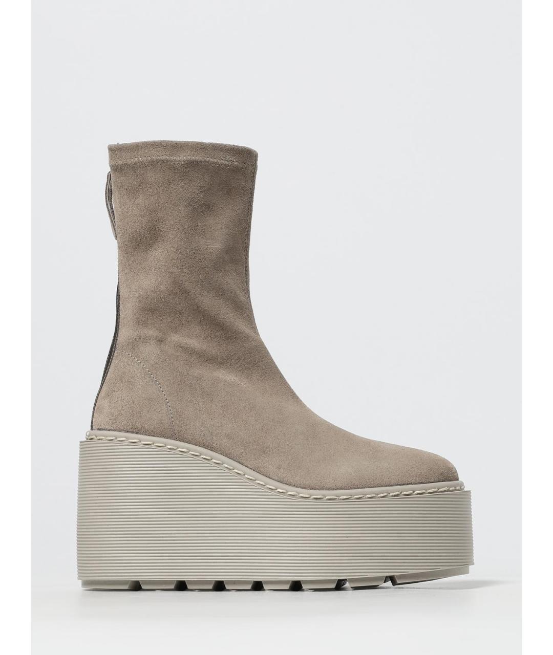 VIC MATIE Хаки замшевые полусапоги, фото 4