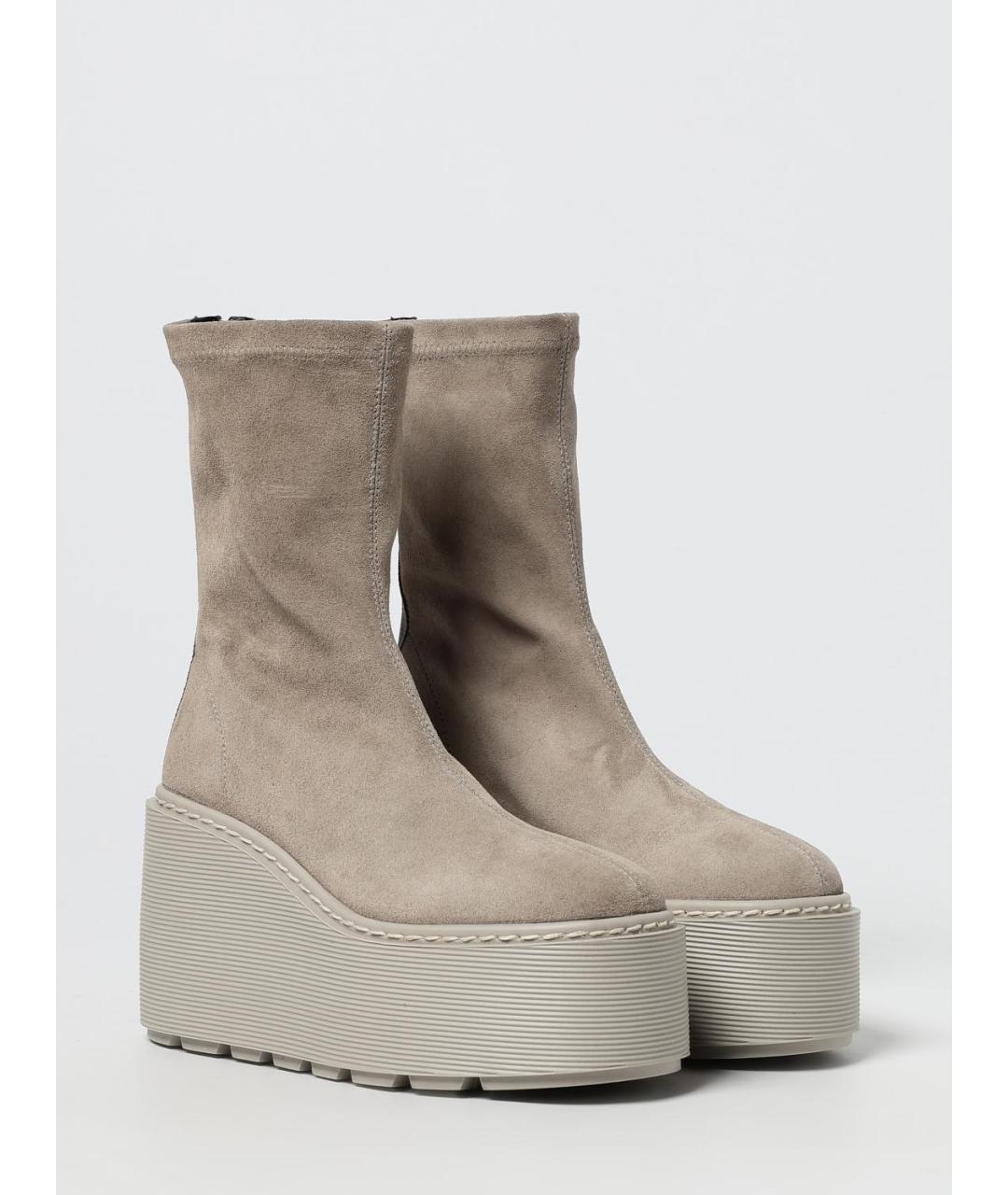 VIC MATIE Хаки замшевые полусапоги, фото 2