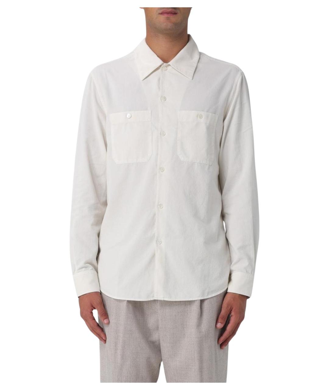 BRUNELLO CUCINELLI Белая кэжуал рубашка, фото 1