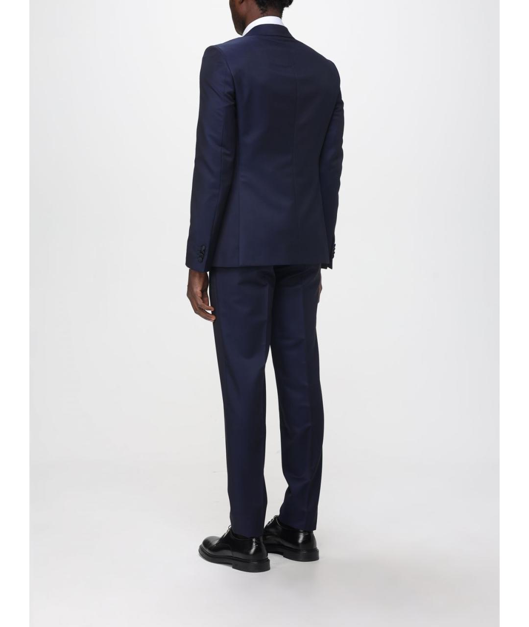ZEGNA Синий классический костюм, фото 3