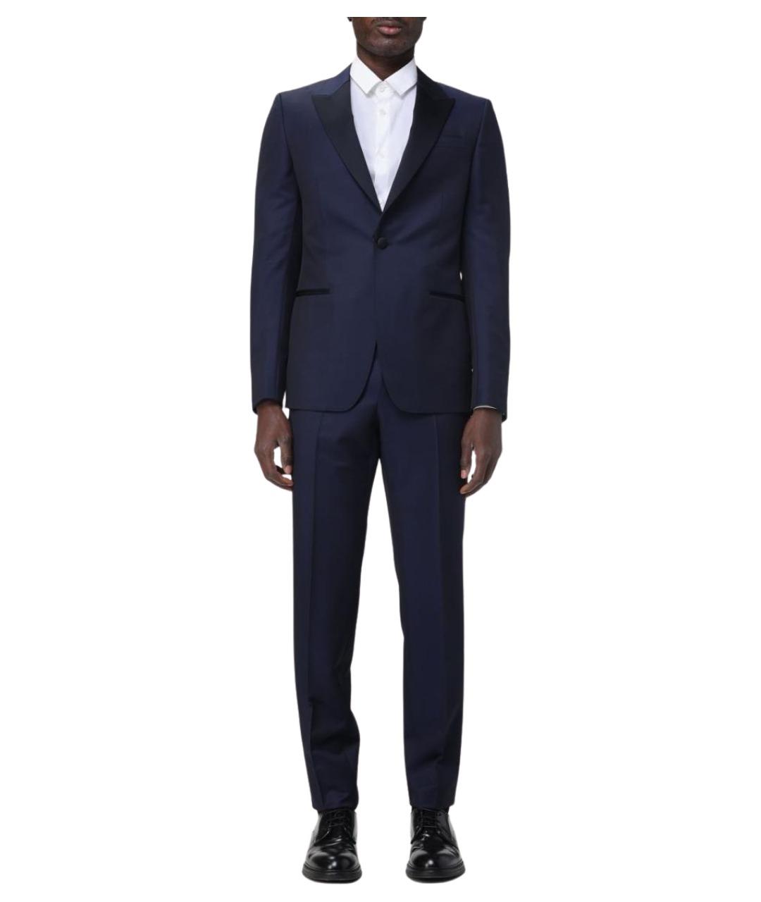 ZEGNA Синий классический костюм, фото 1