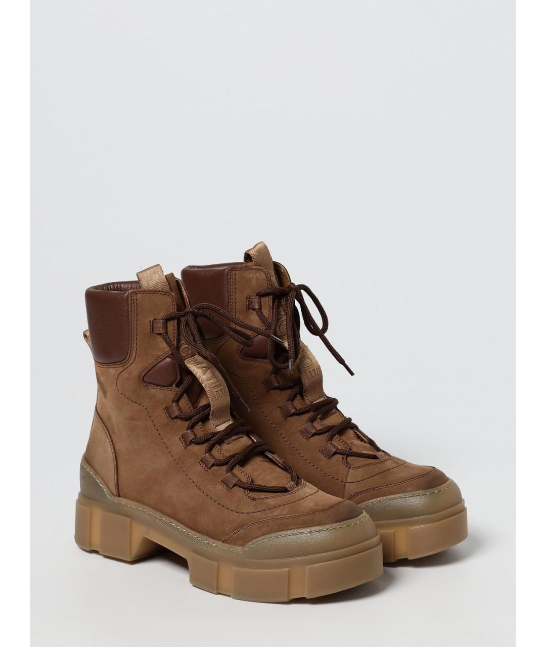 VIC MATIE Коричневые замшевые ботинки, фото 3