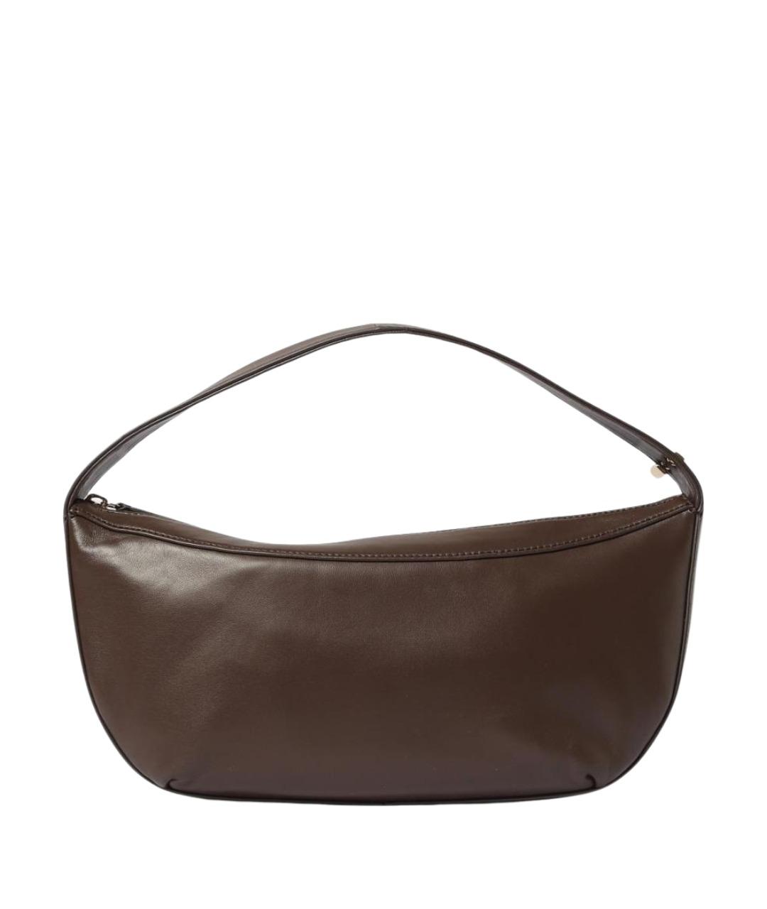 STAUD Коричневая кожаная сумка через плечо, фото 1