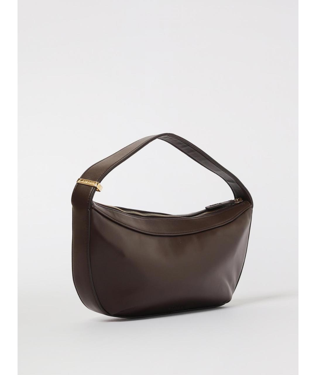 STAUD Коричневая кожаная сумка через плечо, фото 2