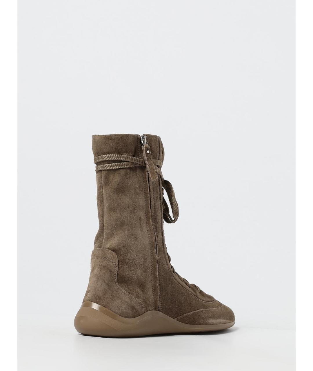 VIC MATIE Серые замшевые полусапоги, фото 3