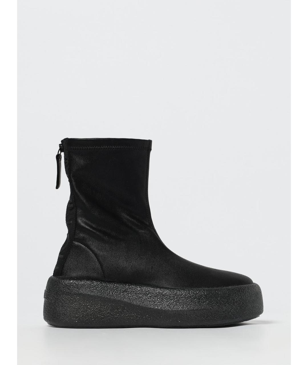 VIC MATIE Черные синтетические полусапоги, фото 4