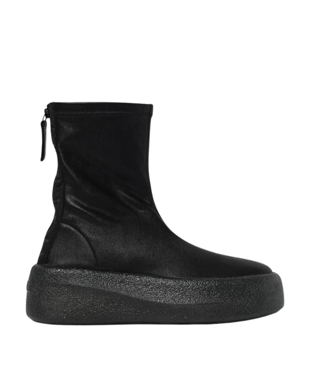 VIC MATIE Черные синтетические полусапоги, фото 1