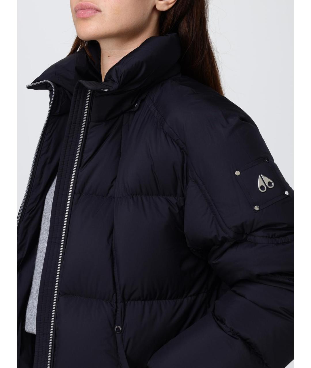 MOOSE KNUCKLES Черная полиамидовая куртка, фото 5