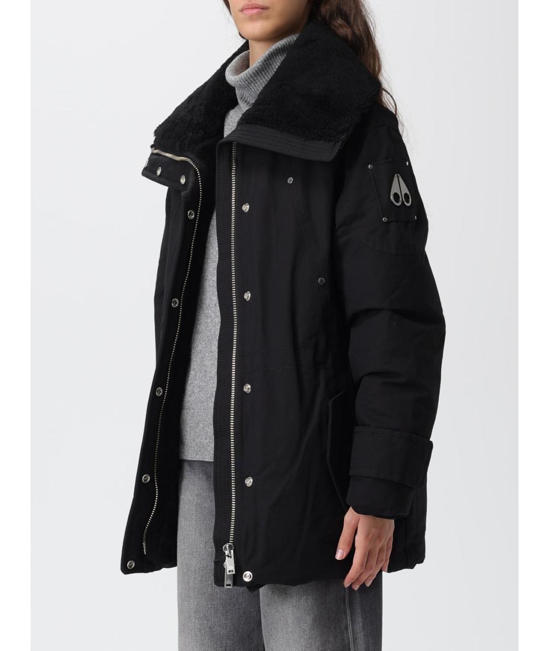 MOOSE KNUCKLES Черная хлопковая парка, фото 4