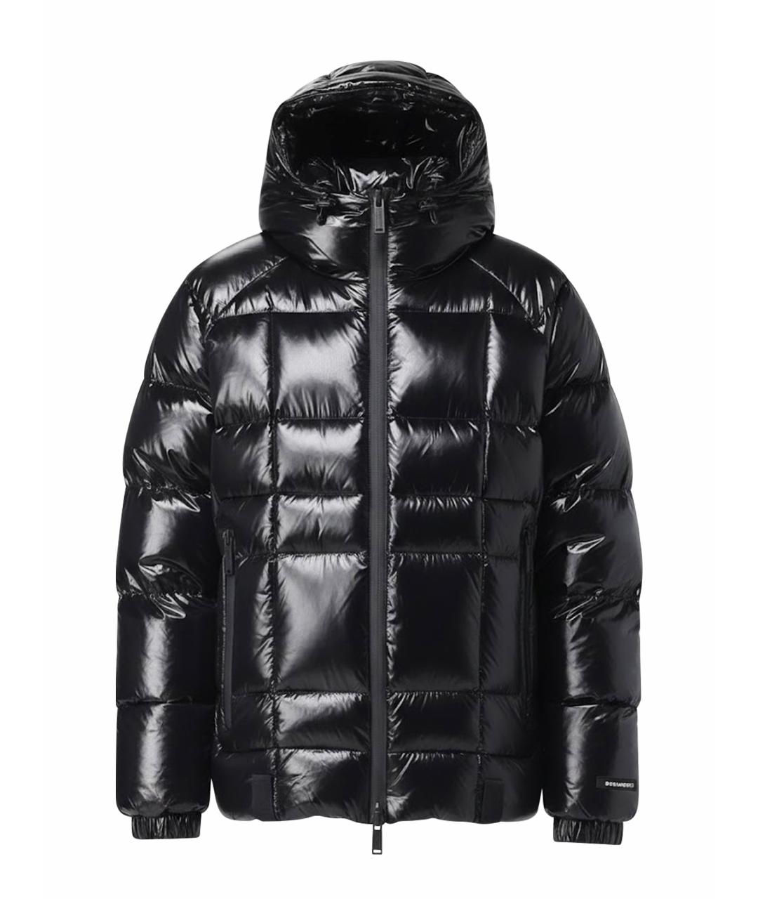 DSQUARED2 Черный полиамидовый пуховик, фото 1