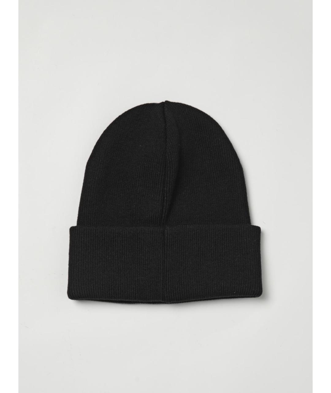 DSQUARED2 Черная шерстяная шапка, фото 2