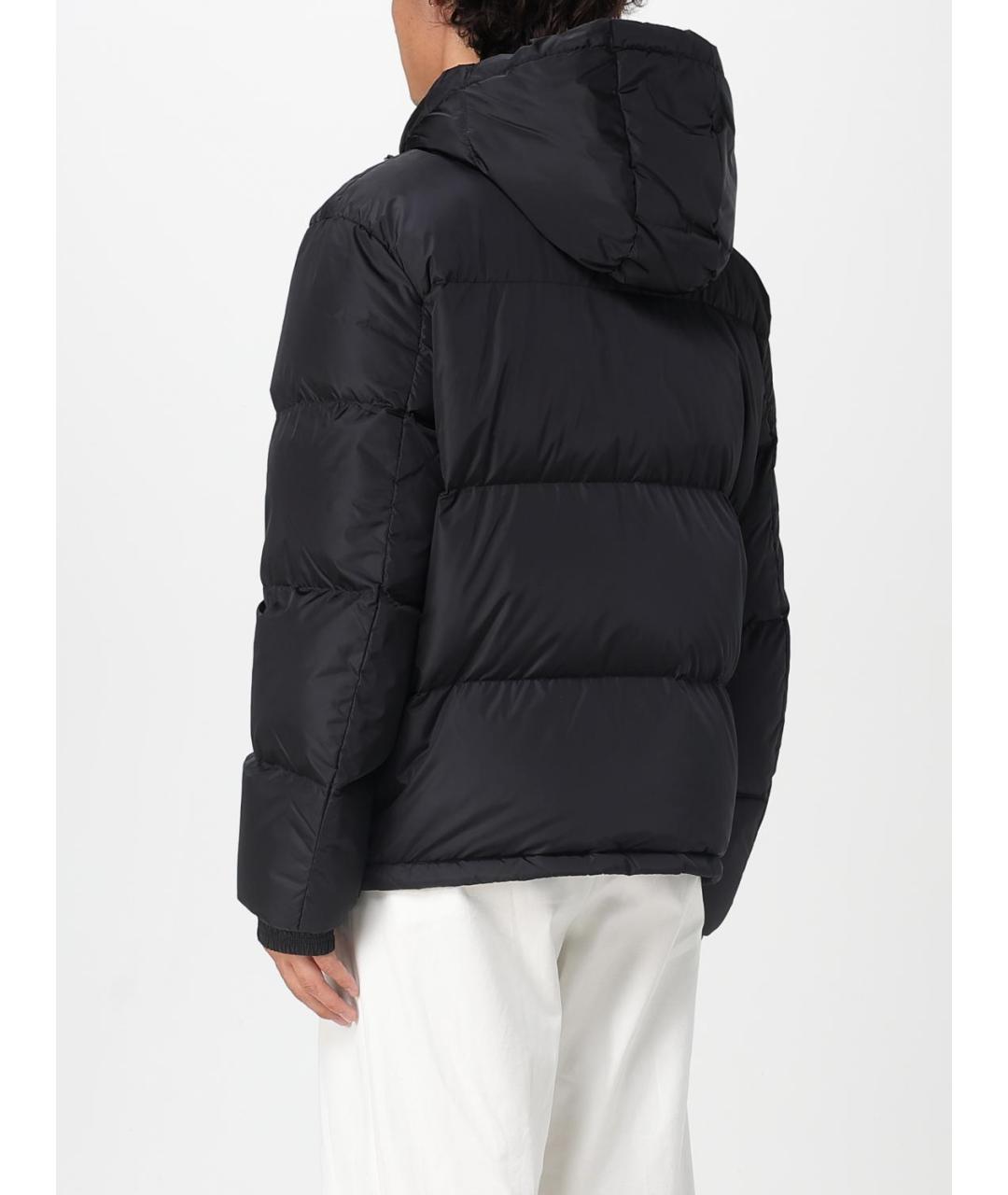 ARMANI EXCHANGE Черный полиамидовый пуховик, фото 2