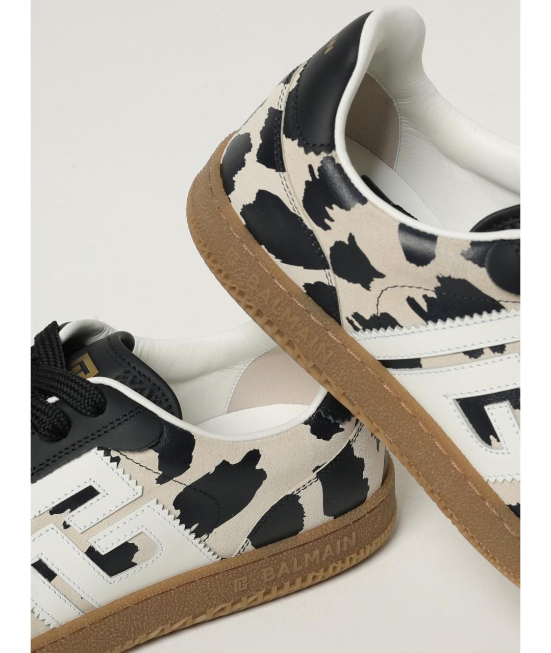 BALMAIN Мульти кожаные кеды, фото 4