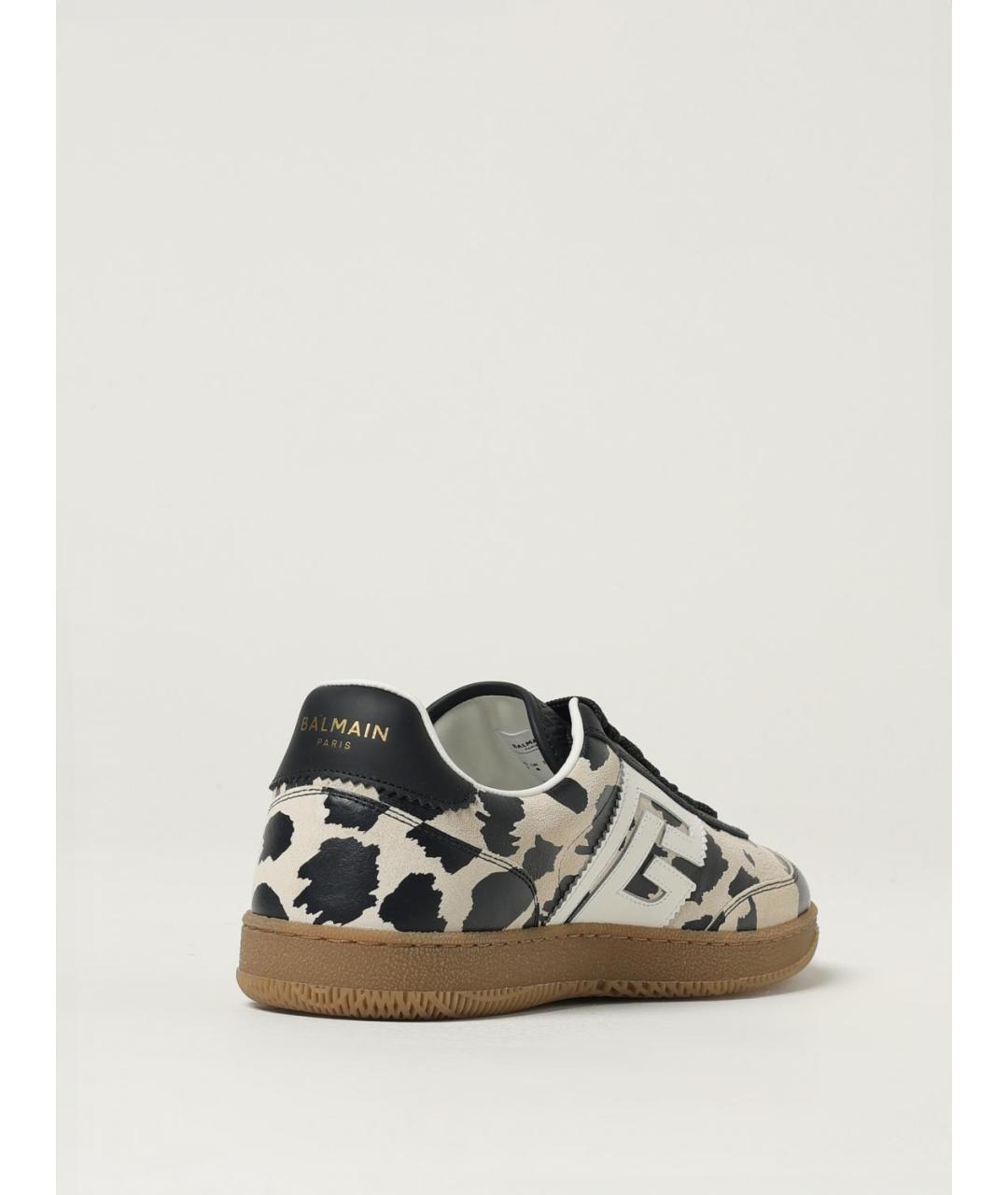 BALMAIN Мульти кожаные кеды, фото 3