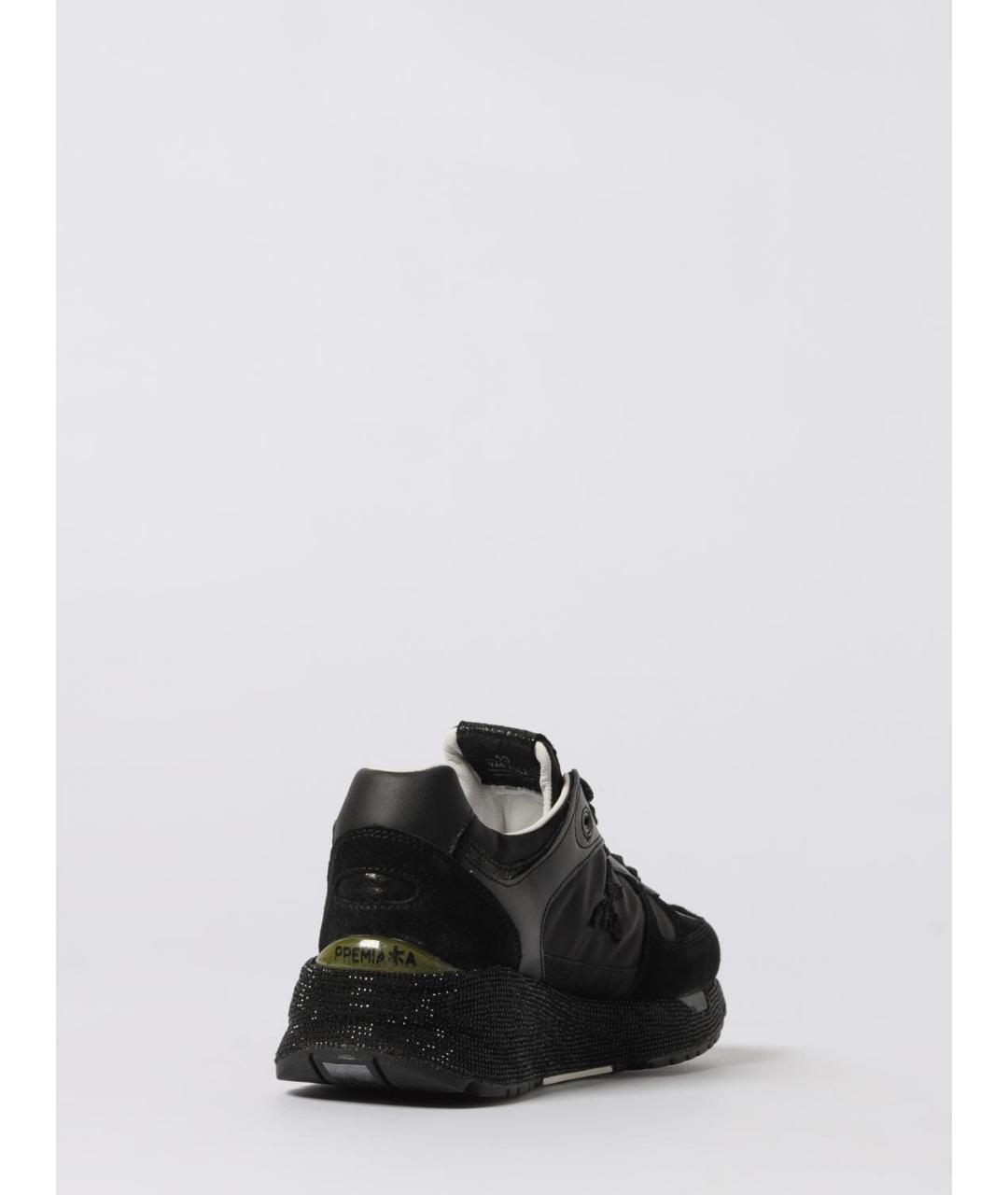 PREMIATA Черные кожаные кроссовки, фото 3