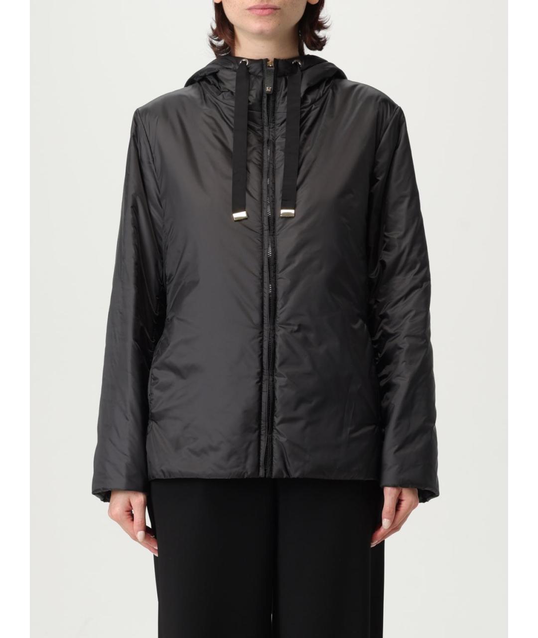 MAX MARA Черная полиэстеровая куртка, фото 2