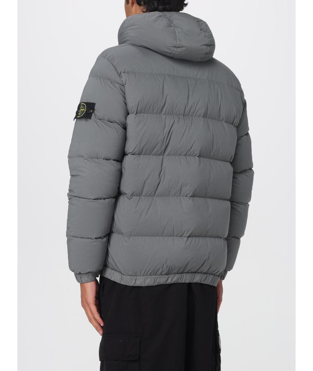 STONE ISLAND Мульти синтетический пуховик, фото 4