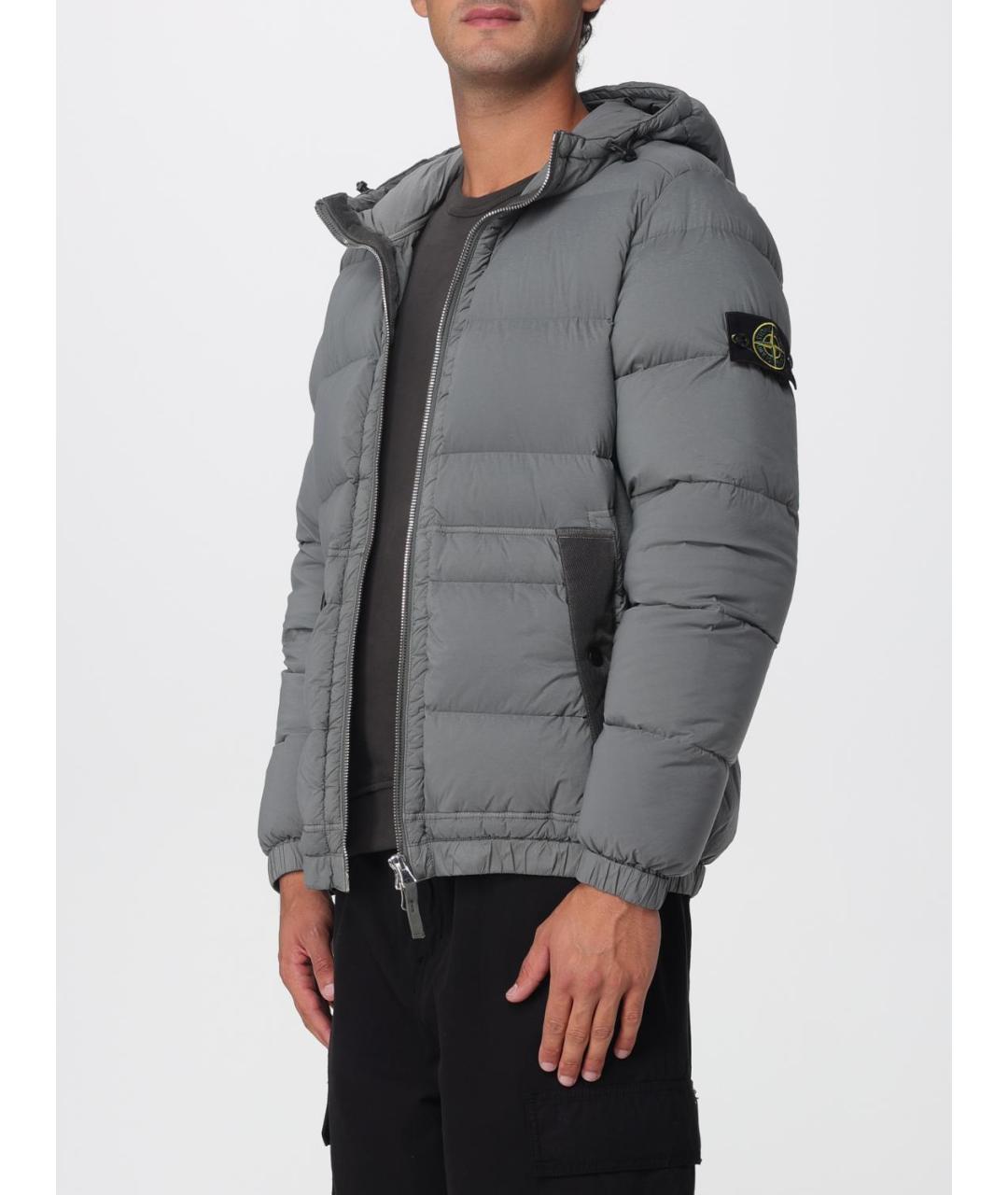 STONE ISLAND Мульти синтетический пуховик, фото 5