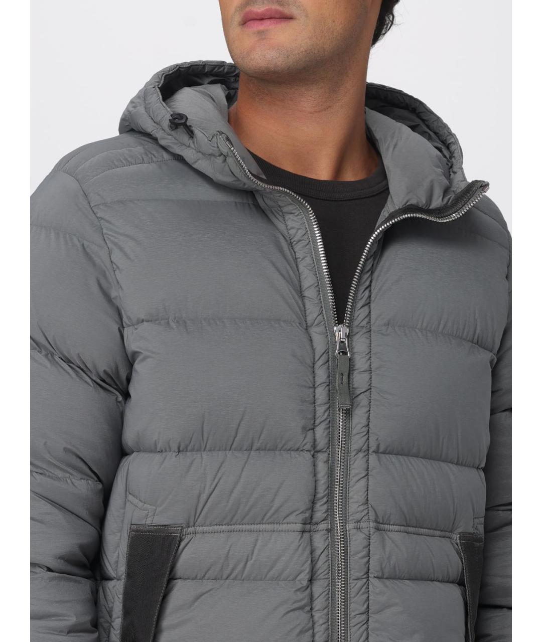 STONE ISLAND Мульти синтетический пуховик, фото 6