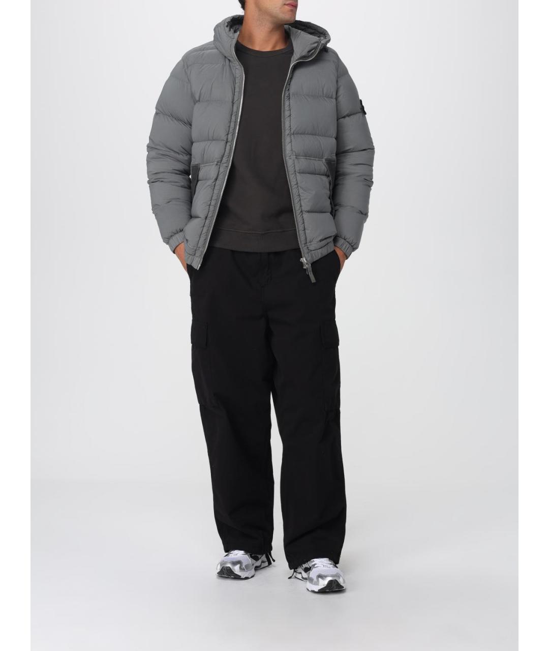 STONE ISLAND Мульти синтетический пуховик, фото 3