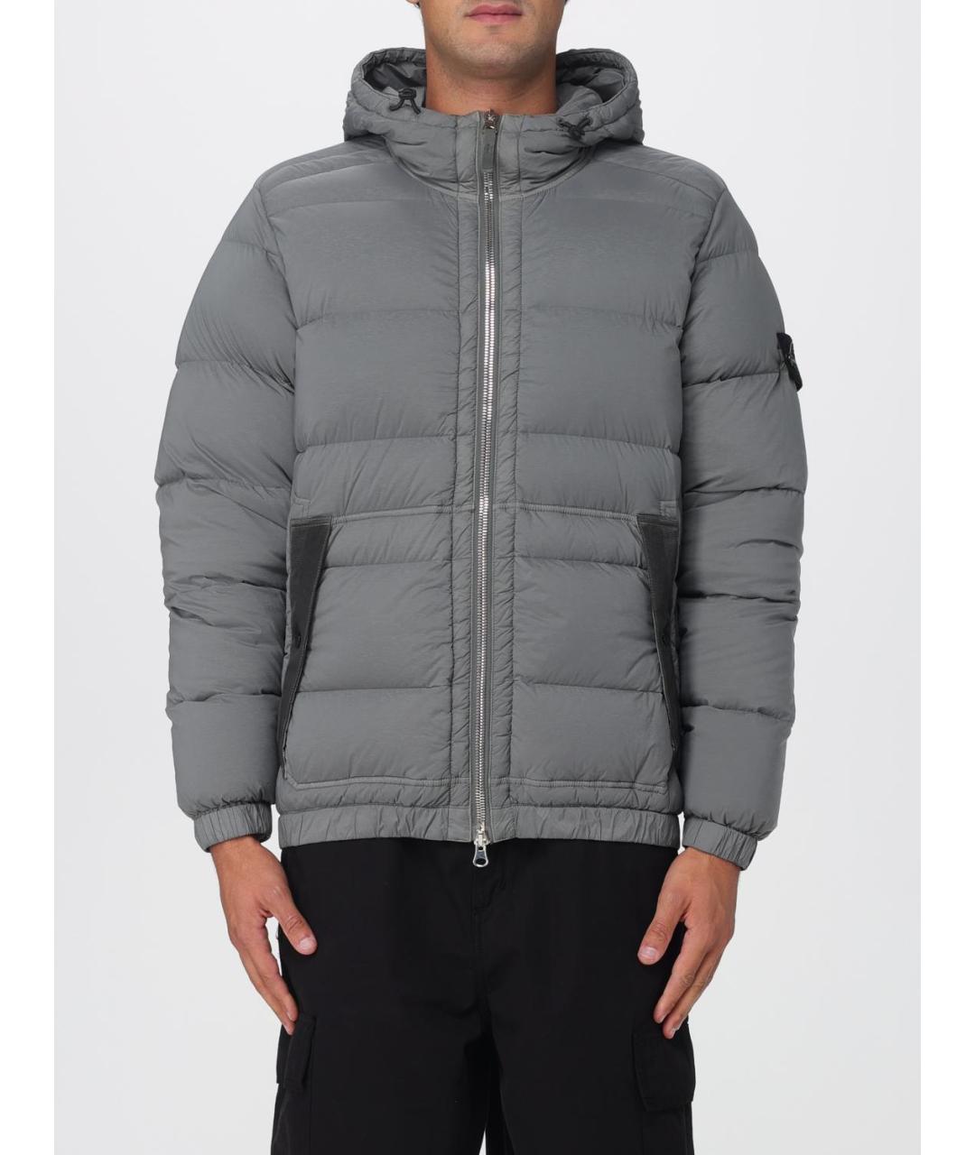 STONE ISLAND Мульти синтетический пуховик, фото 2