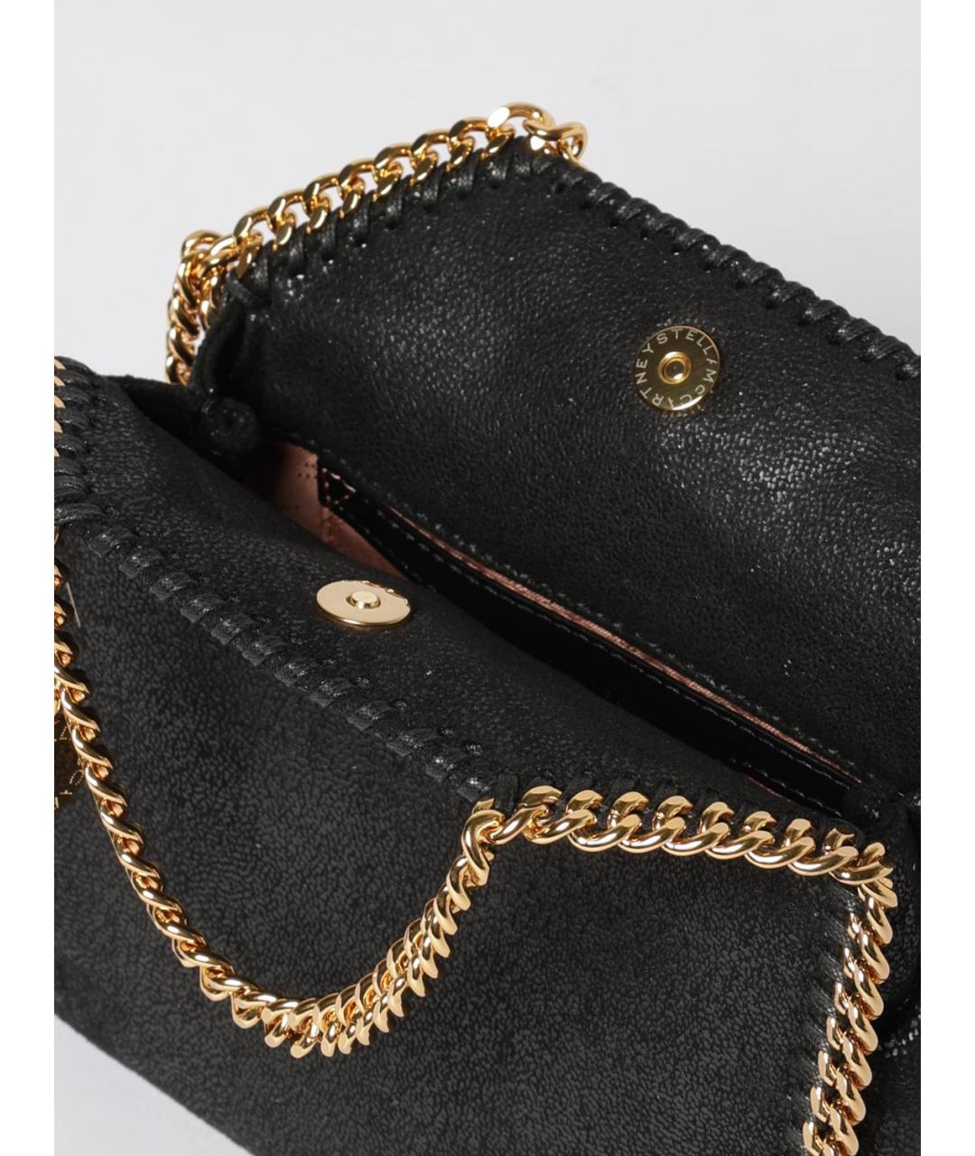 STELLA MCCARTNEY Черная сумка тоут из искусственной кожи, фото 5