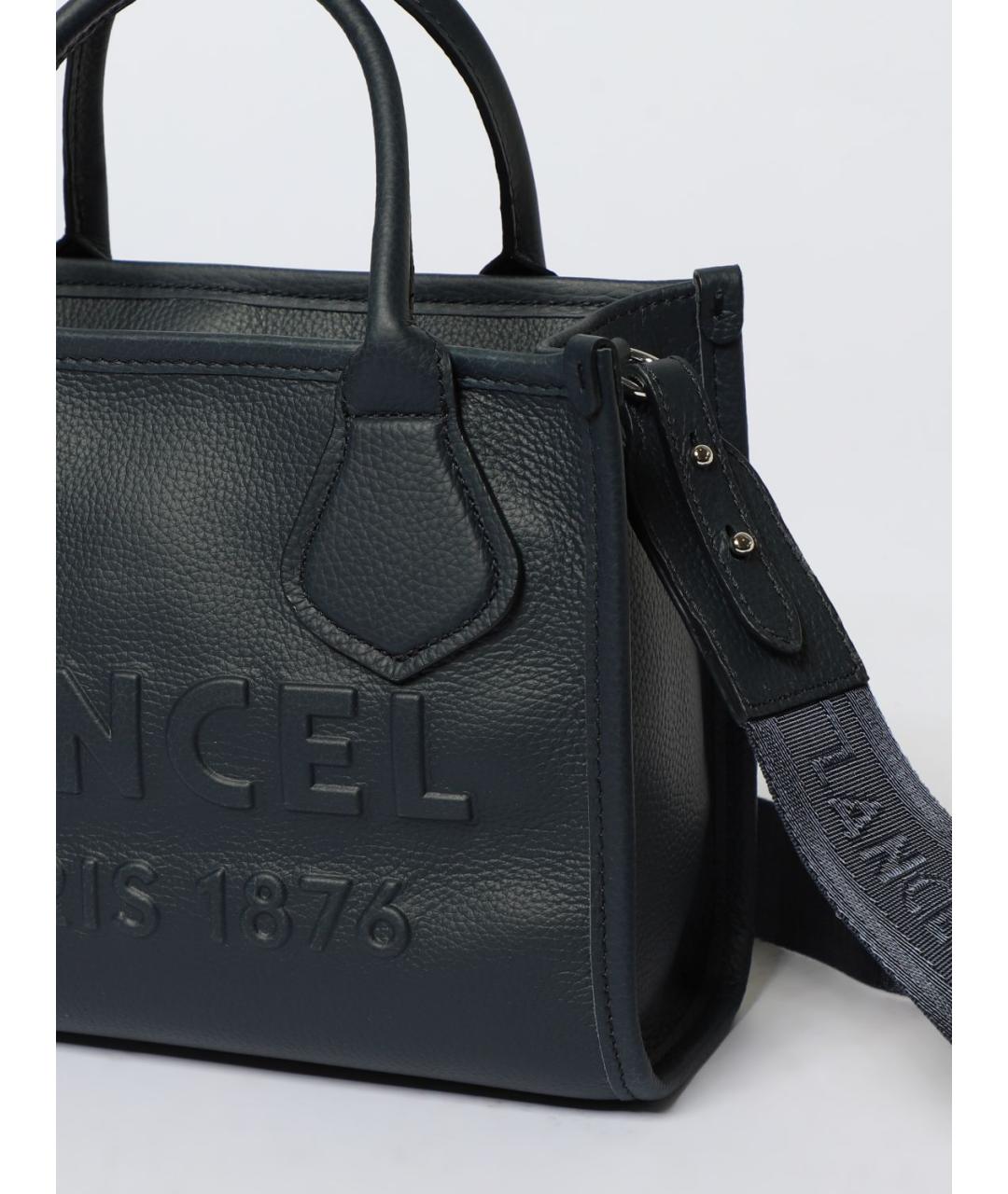 LANCEL Синяя кожаная сумка тоут, фото 3