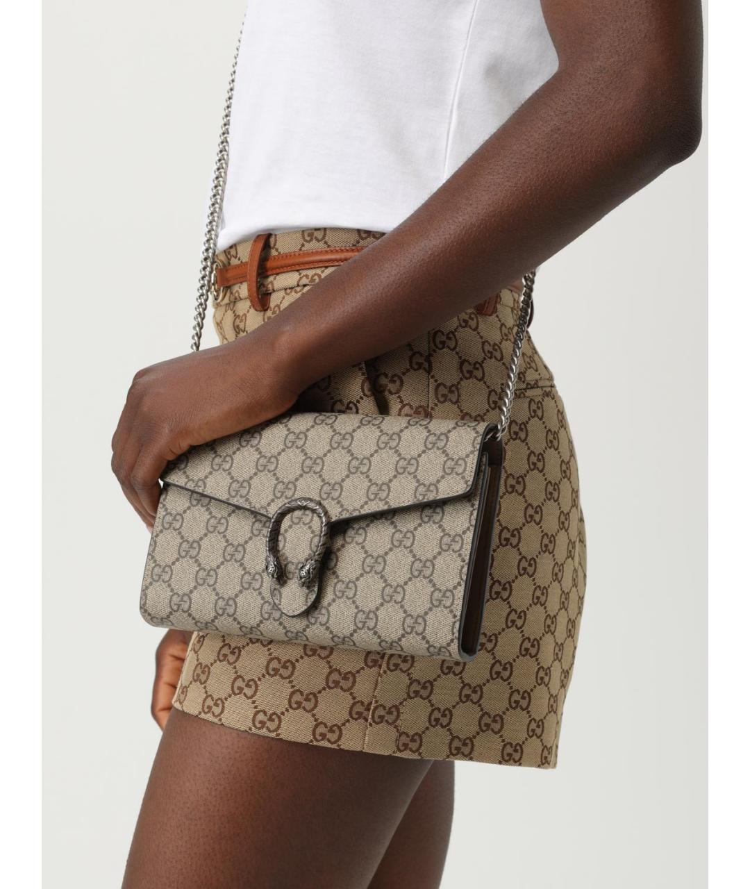 GUCCI Бежевая сумка через плечо, фото 2