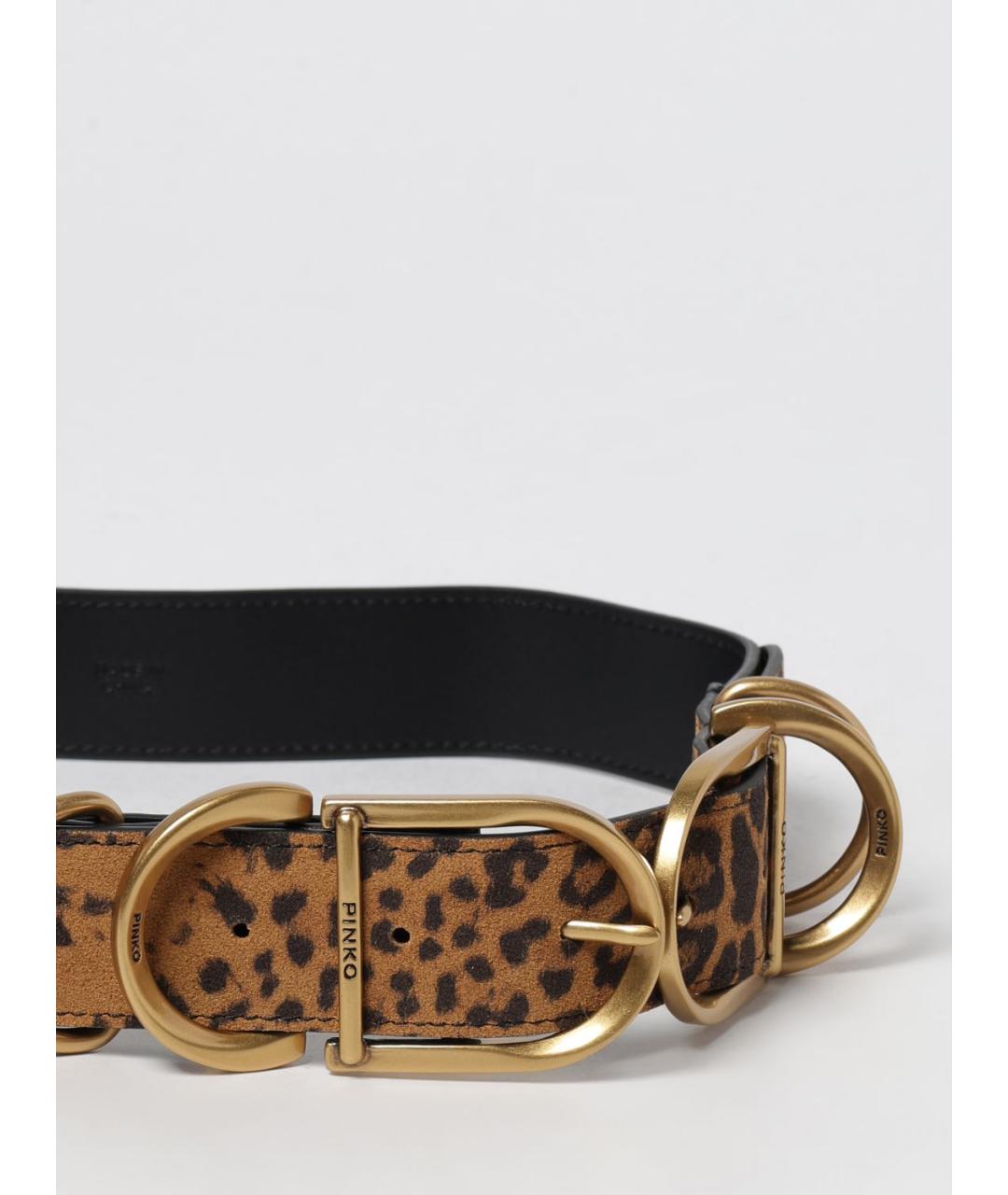 PINKO Коричневый замшевый ремень, фото 2