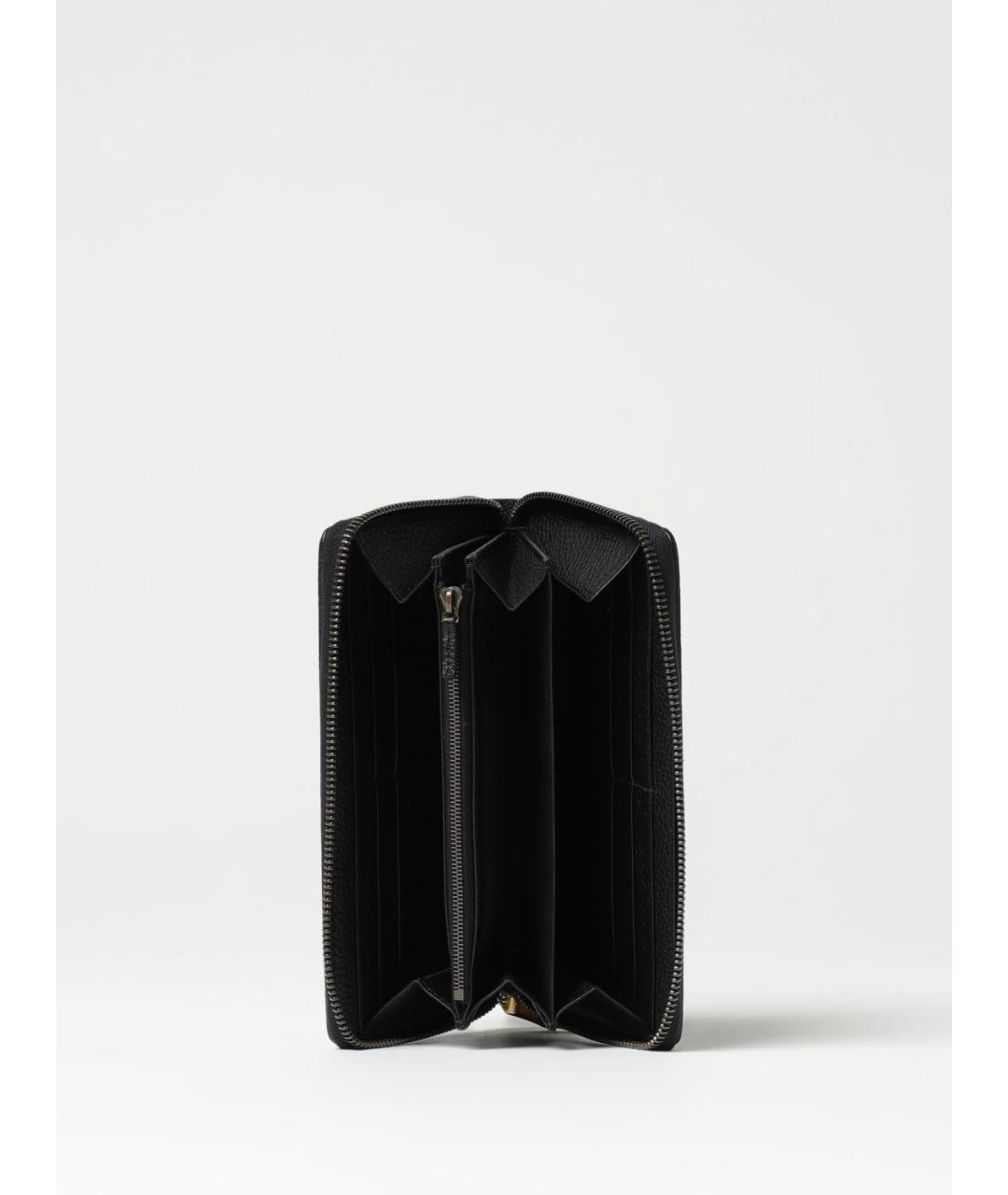 GUCCI Черный кожаный кошелек, фото 2
