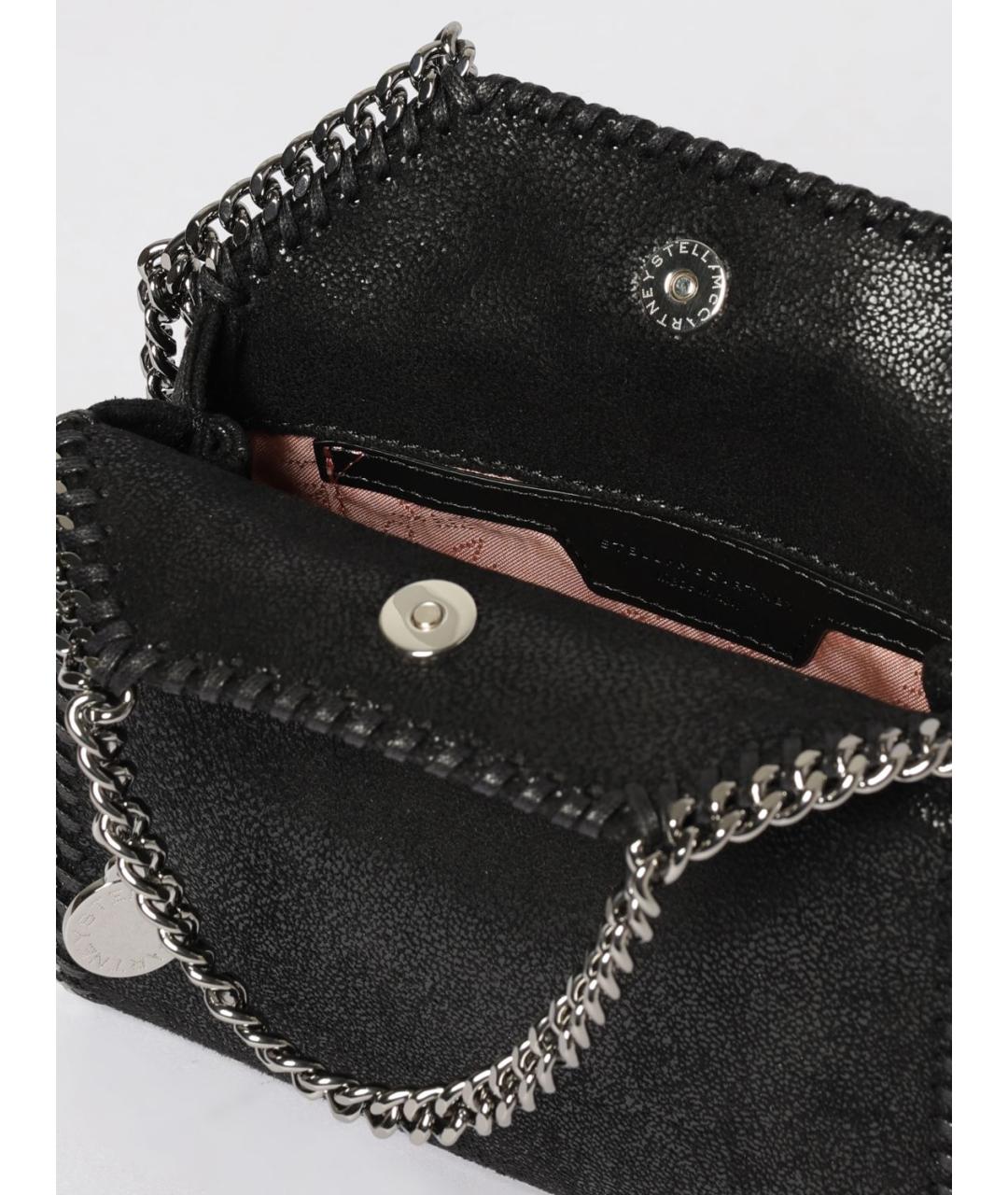 STELLA MCCARTNEY Черная сумка тоут из искусственной кожи, фото 5