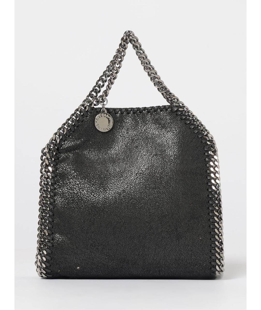STELLA MCCARTNEY Черная сумка тоут из искусственной кожи, фото 6
