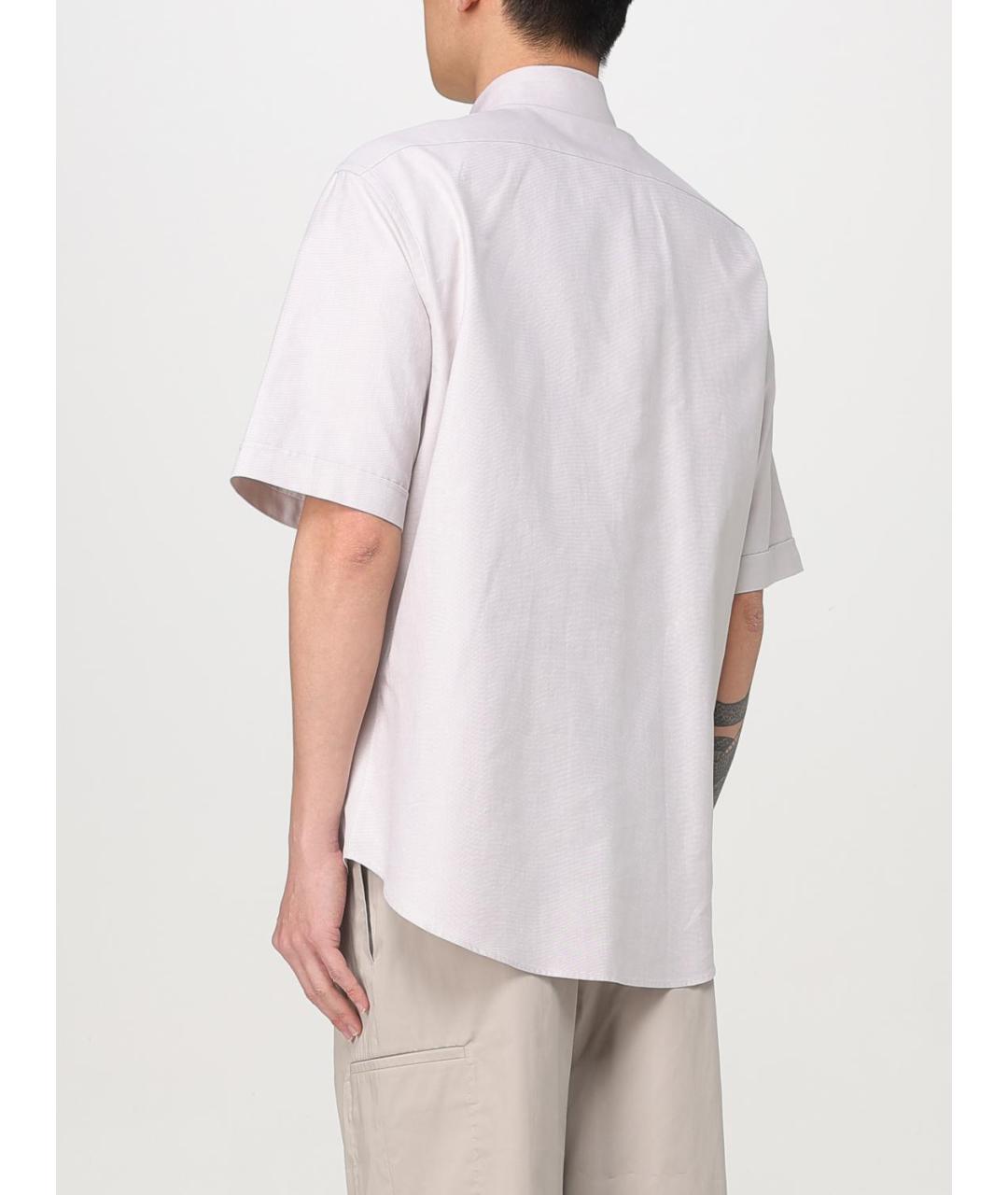 FENDI Бежевая хлопковая кэжуал рубашка, фото 3