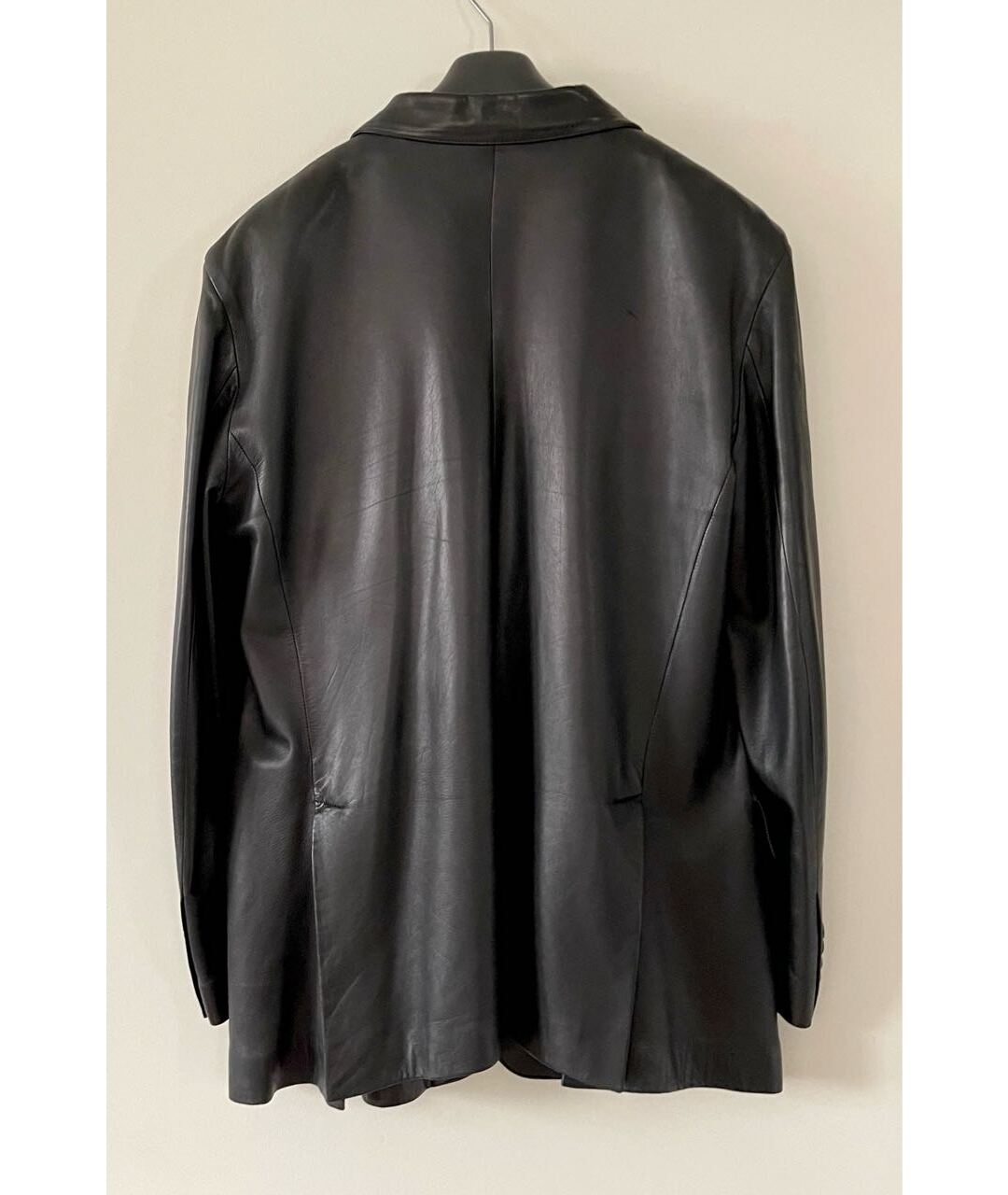 HERMES PRE-OWNED Черный кожаный пиджак, фото 7