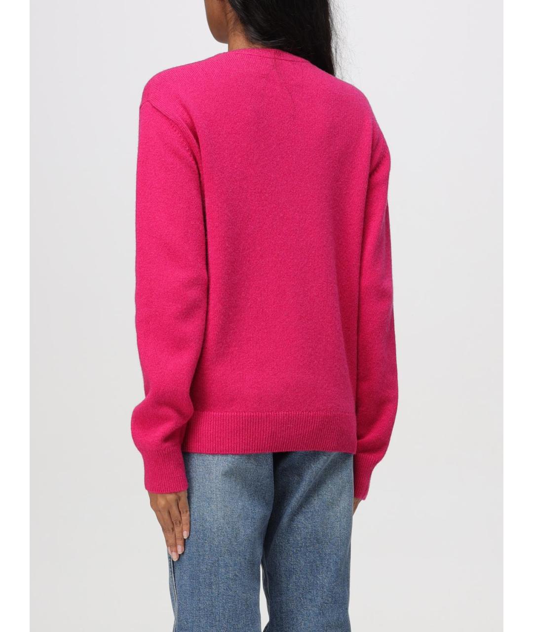 MC2 SAINT BARTH Розовый шерстяной джемпер / свитер, фото 3