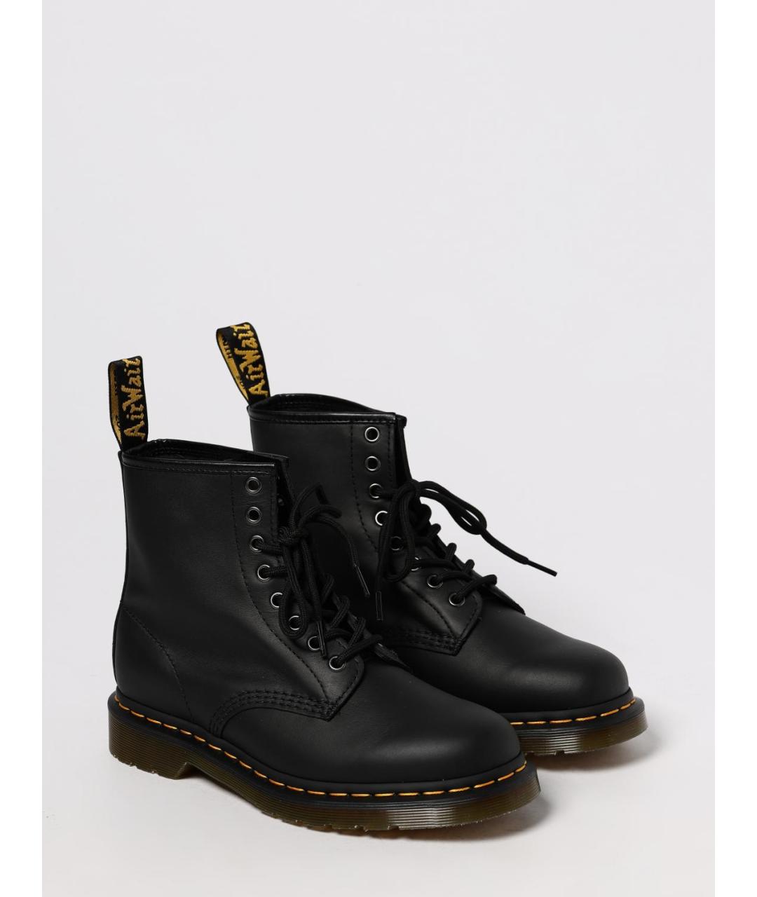DR. MARTENS Черные кожаные ботинки, фото 2