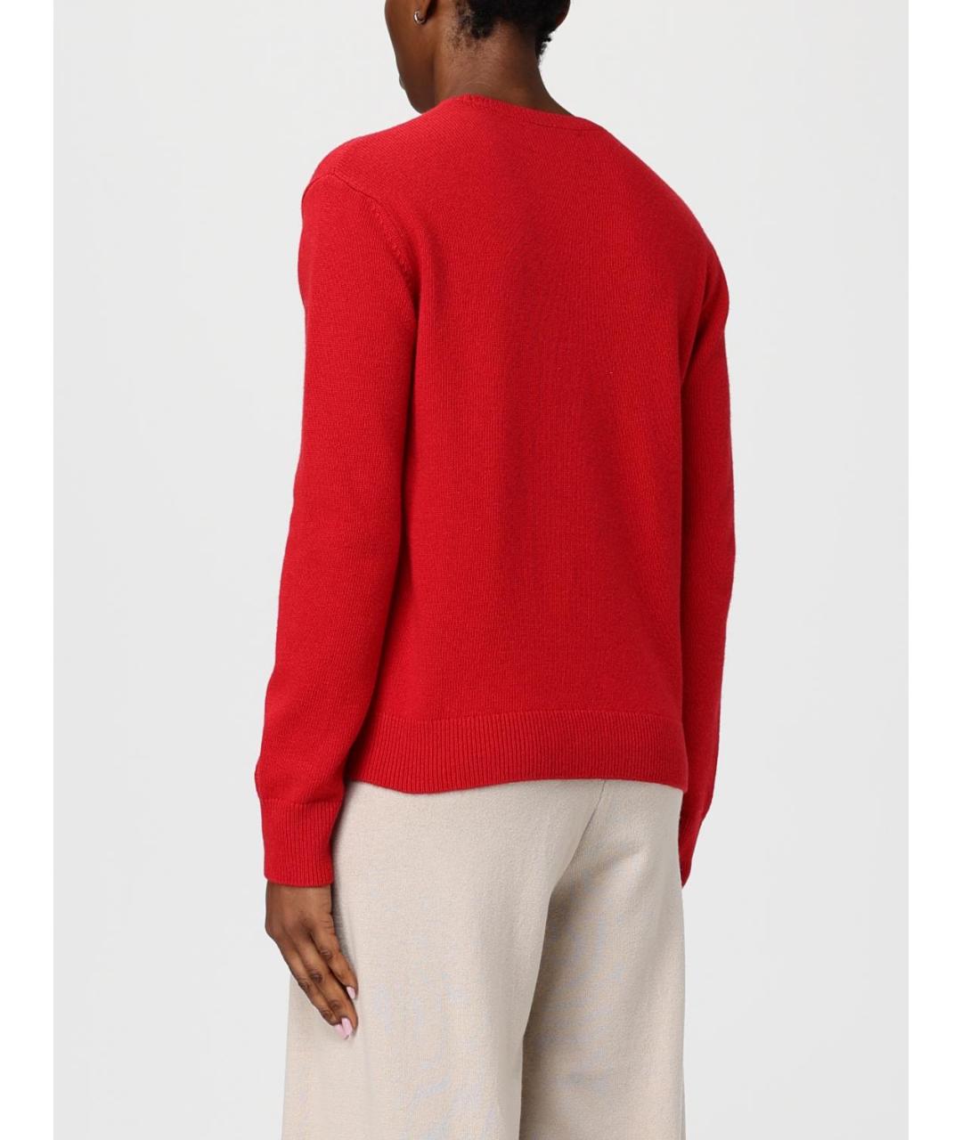 MC2 SAINT BARTH Красный шерстяной джемпер / свитер, фото 2