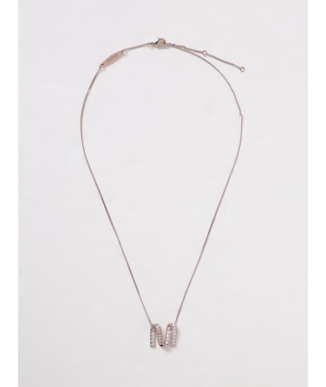 MAX MARA Золотая металлическая подвеска, фото 3