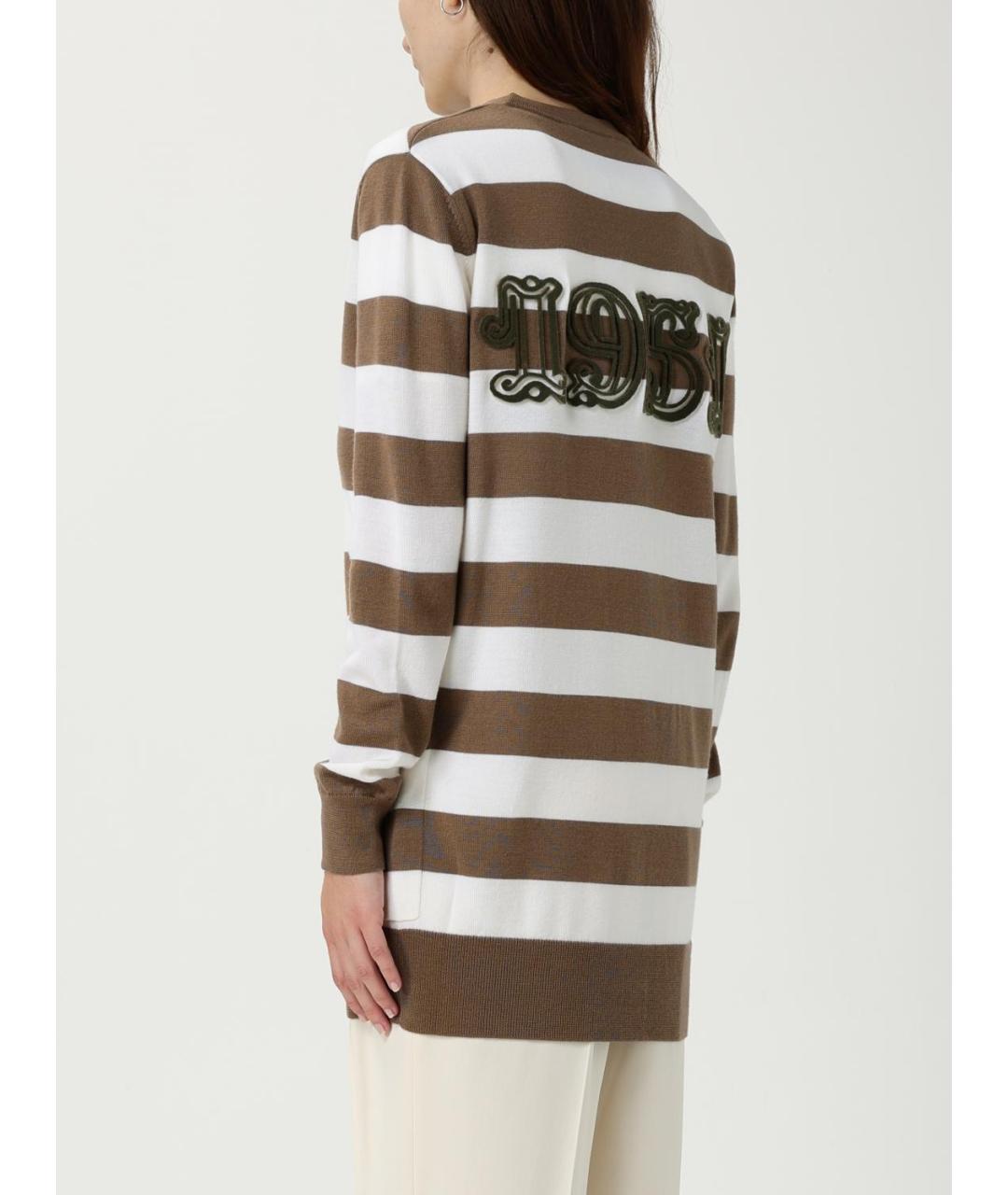 MAX MARA Коричневый кардиган, фото 3