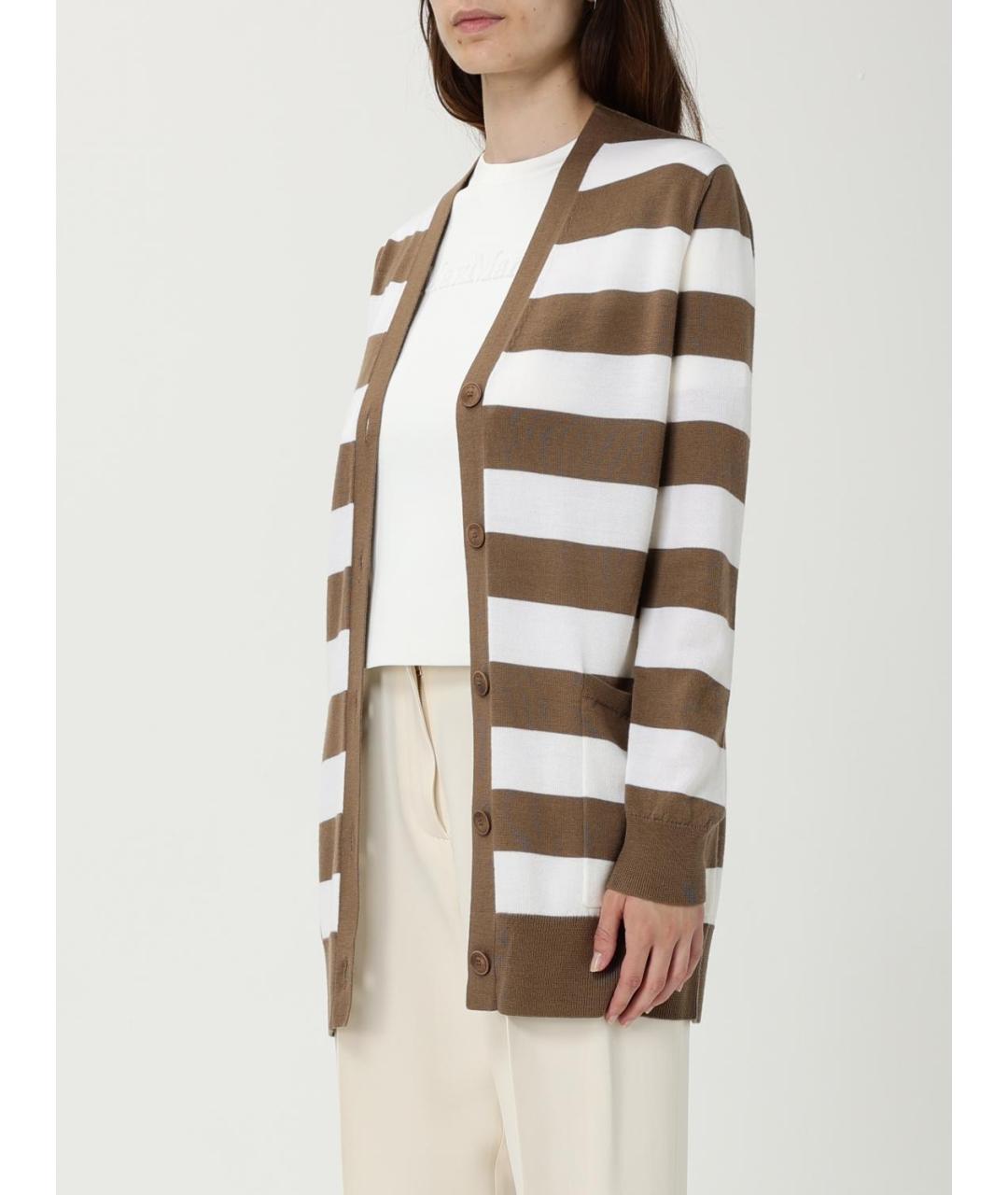 MAX MARA Коричневый кардиган, фото 4