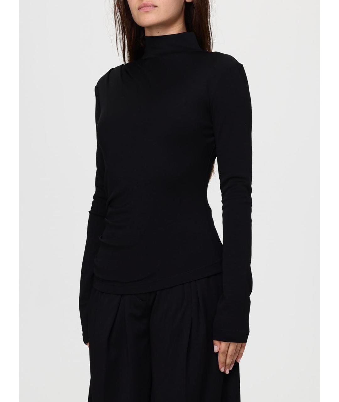 MAX MARA Черная водолазка, фото 4